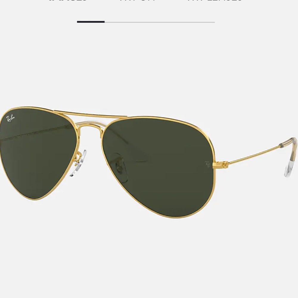 RB3025 AVIATOR CLASSIC in G-15 + Gold